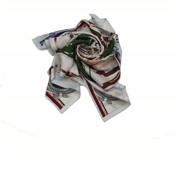 Customized Design Printed Silk Scarf