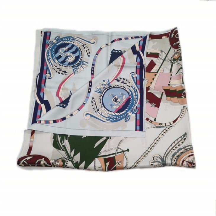 Customized Design Printed Silk Scarf