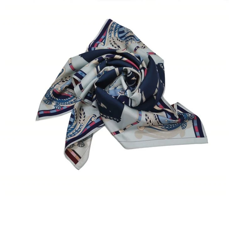 Customized Design Printed Silk Scarf